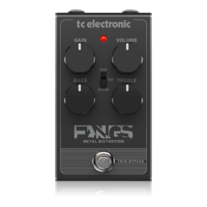 FANGS METAL DISTORTION | TC Electronic | Distorsión ultragruesa de alta ganancia con respuesta súper ajustada
