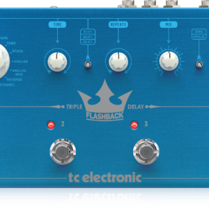 FLASHBACK TRIPLE DELAY | TC Electronic | Pedal de retardo intuitivo de tres motores con enrutamiento flexible, control de subdivisión y TonePrints integrados*