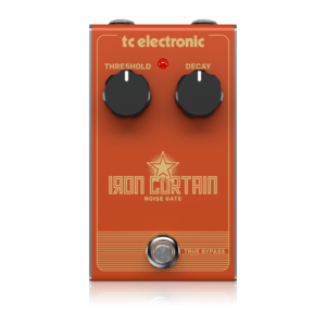 IRON CURTAIN NOISE GAT | TC Electronic | Puerta de ruido ultrarrápida y eficiente con interfaz de 2 perillas