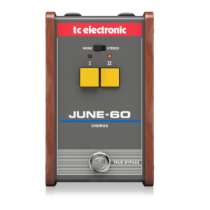 JUNE-60 CHORUS | TC Electronic | Chorus estéreo legendario con selector de efectos de 2 botones y circuito BBD