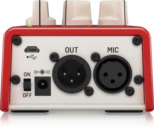 MIC MECHANIC 2 | TC Helicon | Stompbox de efectos vocales alimentado por batería ultra simple con corrección de reverberación, eco y tono - Imagen 3