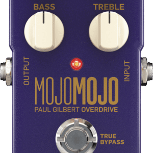 MOJOMOJO OVERDRIVE | TC Electronic | Pedal MOJOMOJO OVERDRIVE modificado especialmente, diseñado en colaboración con Paul Gilbert con interruptor de modulación de ganancia adicional, alto margen y controles precisos