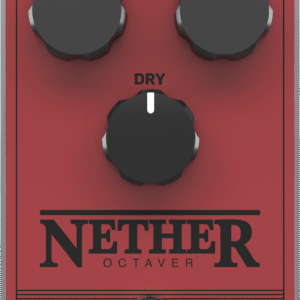 NETHER OCTAVER | TC Electronic | Pedal de octava clásico completamente analógico con 1 o 2 octavas por debajo del original para agregar un extremo inferior cálido y profundo