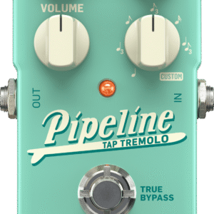 PIPELINE TAP TREMOLO | TC Electronic | Ingenioso trémolo Tap Tempo con secuenciador, subdivisiones y TonePrints* para sonidos de trémolo vintage y aventureros