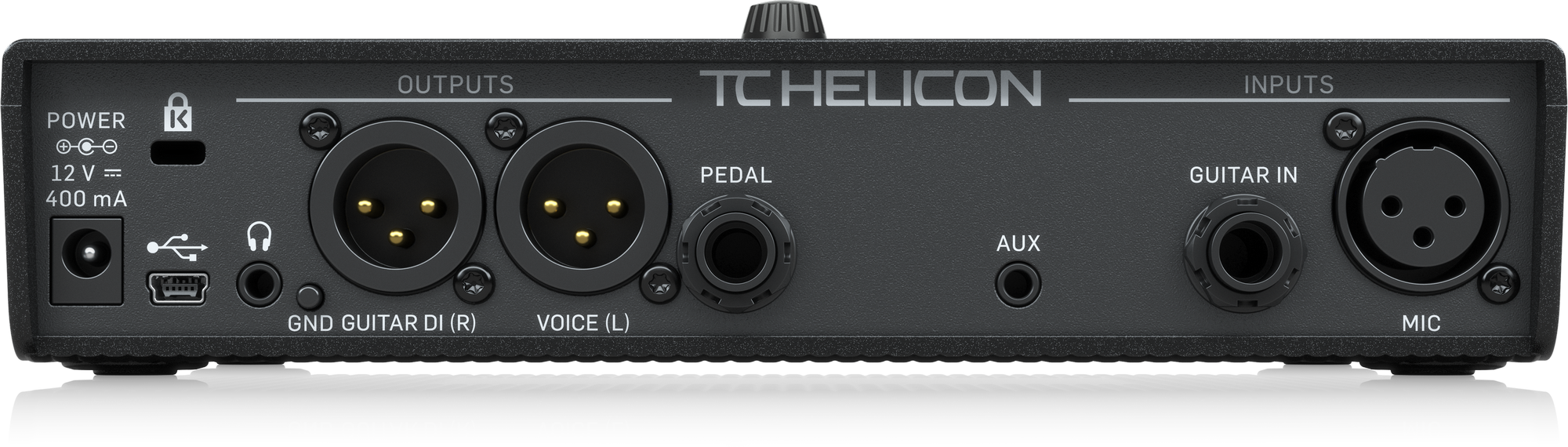 TC Helicon PLAY ACOUSTIC Stompbox de efectos de guitarra acústica y vocal de 3 botones con BodyRez y looping - Imagen 3