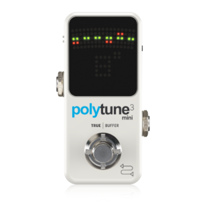 Tc Electronic Polytune 3 Mini Tiny Polyphonic Tuner with Multiple Tuning Modes and Built-In BONAFIDE BUFFER