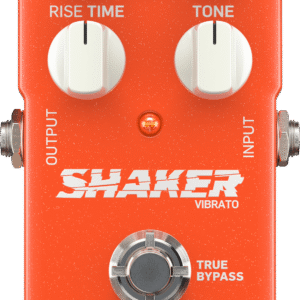 TC Electronic SHAKER VIBRATO Pedal de vibrato excepcionalmente musical con 2 tipos de vibrato, controles sencillos y tecnología TonePrint incorporada