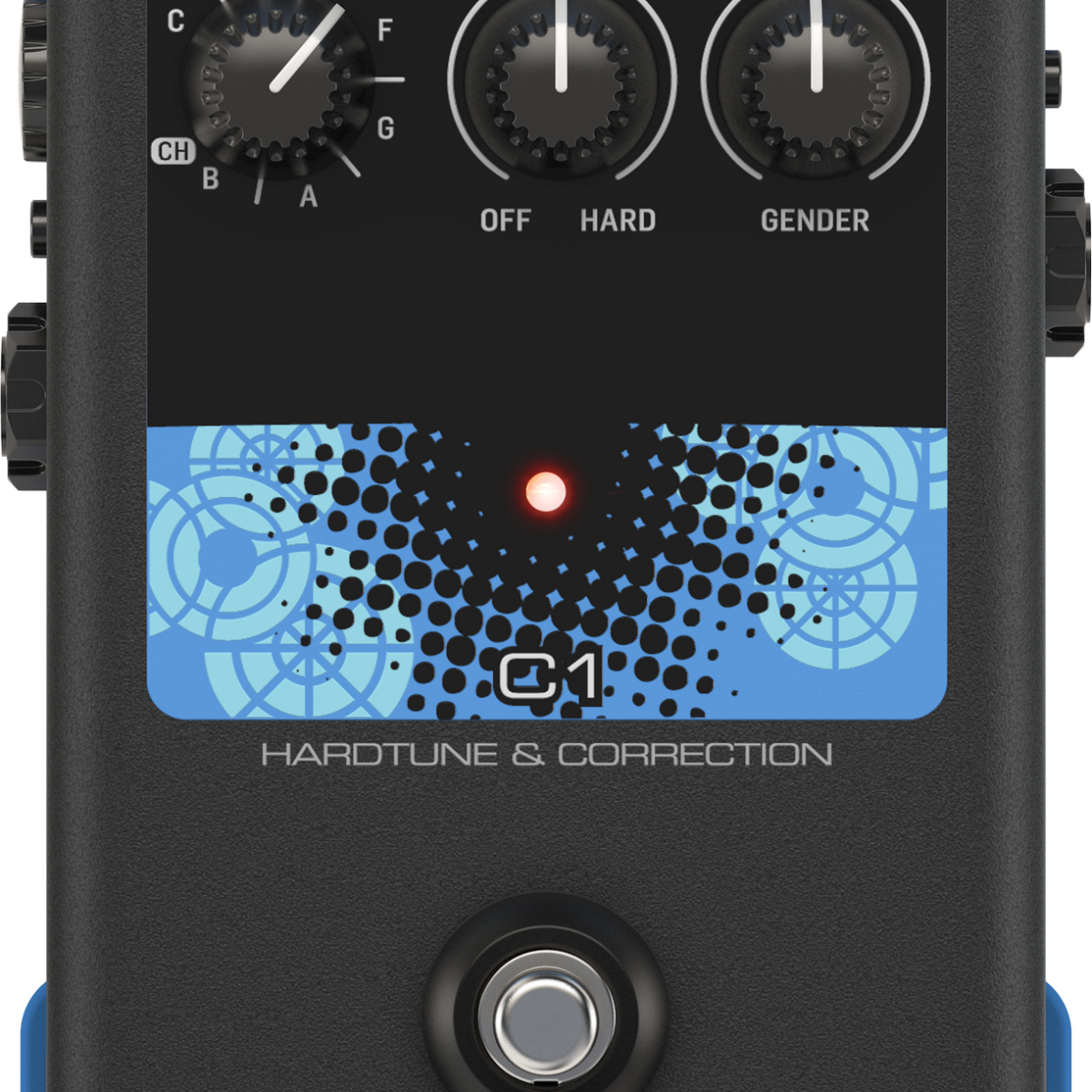 TC-Helicon VoiceTone C1 Pitch Correction Pedal - HardTune Effect