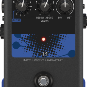 VOICETONE H1 | TC Helicon | Stompbox de un solo botón para armonía vocal controlada por guitarra realista