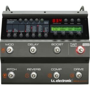NOVA SYSTEM | TC Electronic | Excepcional procesador compacto de suelo para efectos de guitarra con 6 bloques de efectos, accionamiento analógico y funcionamiento flexible