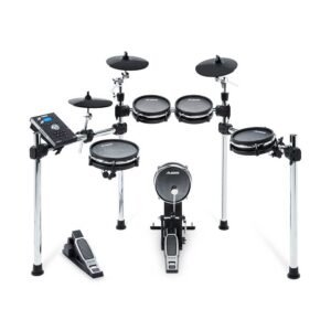 ALESIS COMMAND MESH KIT- KIT BATERÍA ELECT, 8 PIEZAS MESH, 74 KITS, 671 SONIDOS, WAV/MP3 POR USB, USB MIDI