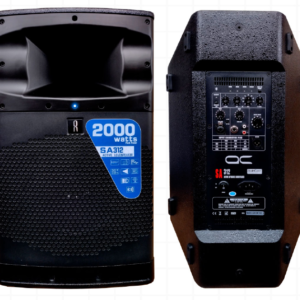 Ac Audiocenter SA312 | CAJA ACÚSTICA AMPLIFICADOR 2000 W, LF:12”, HF:1”, 132DB, 57HZ-20KHZ “AC”
