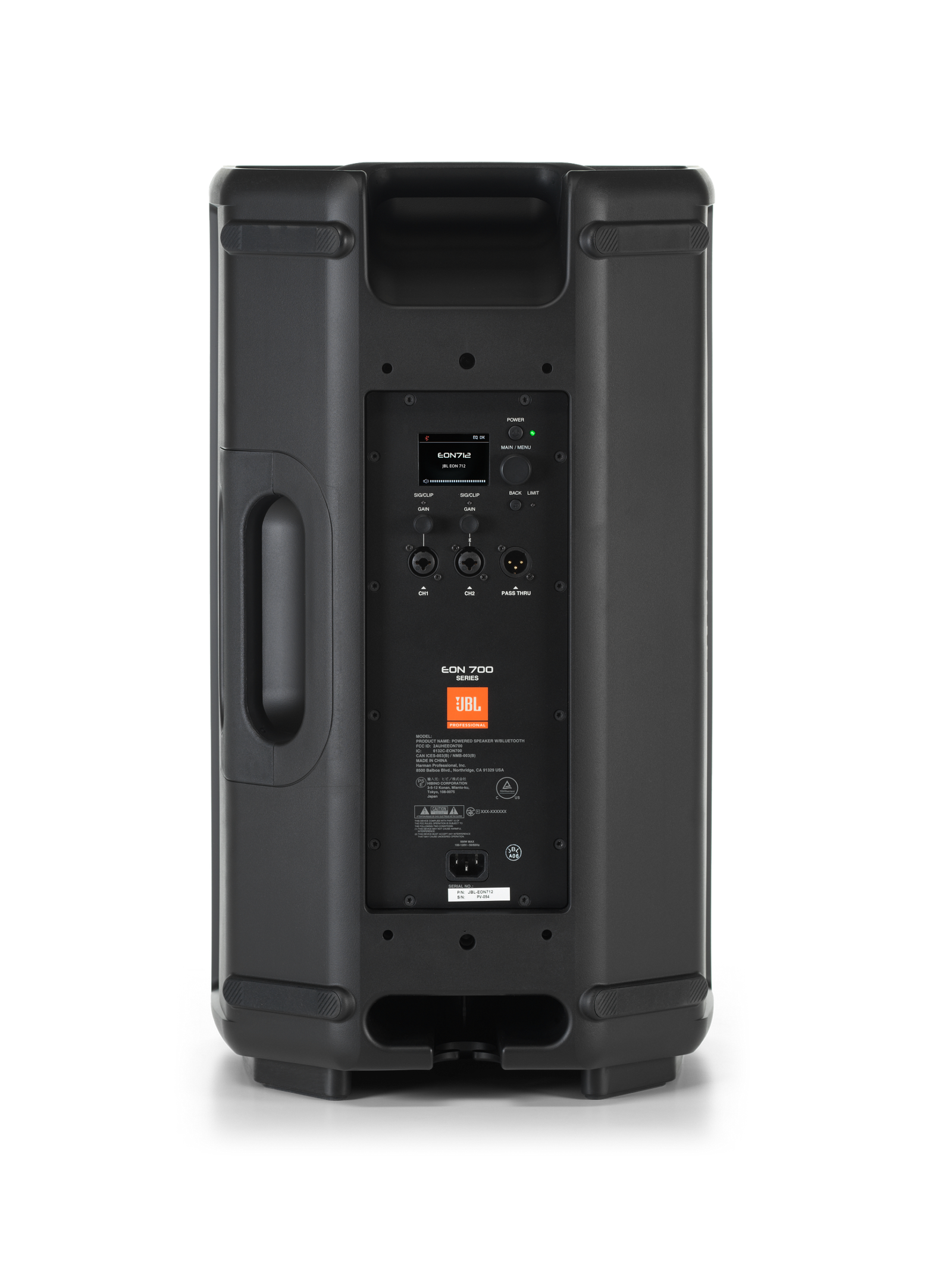 JBL EON712 parlante activo 12" con bluetooth 1300W 127dB - Imagen 6