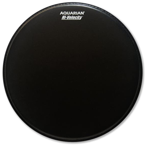 AQU-VEL13BK | AQUARIAN DRUMHEADS | PARCHE 13" HI-VELOCITY BLACK "AQUARIAN"
