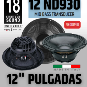 EIGHTEEN SOUND  12ND930  PARLANTE  NEODIMIO 12" 500 W 98DB