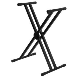 On-Stage KS7291 Soporte para Teclado ERGO-LOK Double-X con Construcción Soldada