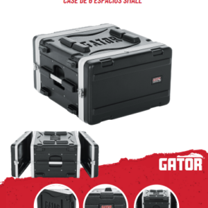Gator GR-6S Estuche de Rack para 6 espacios