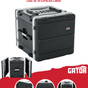 Gator GR-10L Estuche de Polietileno para 10 espacios