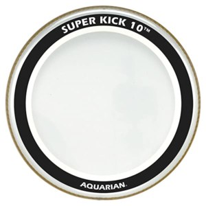 AQU-SK10-24 | AQUARIAN DRUMHEADS | PARCHE 24" CLEAR DOUBLE PLY SUPER KICK "AQUARIAN"