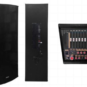 MRS-KT-215 | MRS | Set de Cajas Acústicas Activo/Pasivo 3 Vías 4000W C/Mic. Inalámbrico.