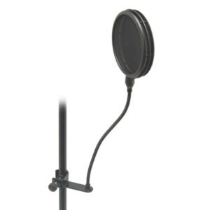 On-Stage ASVS6-GB Antipop con abrazadera y cuello de cisne Pop Blocker