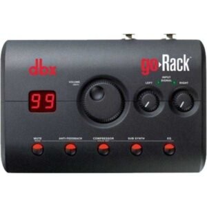 DBX-GORACK PROCESADOR DE AUDIO CON PREAMP, EQ, SUB SYNTH, COMPRESOR, ANTI-FEEDBACK "DBX"