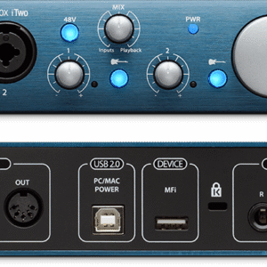 Presonus Audiobox Itwo El interface de audio para compositores en ruta