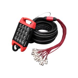 BCB402/20M | SOUNDKING | Cable medusa 12 vías XLR input + 4 vías XLR output 20M