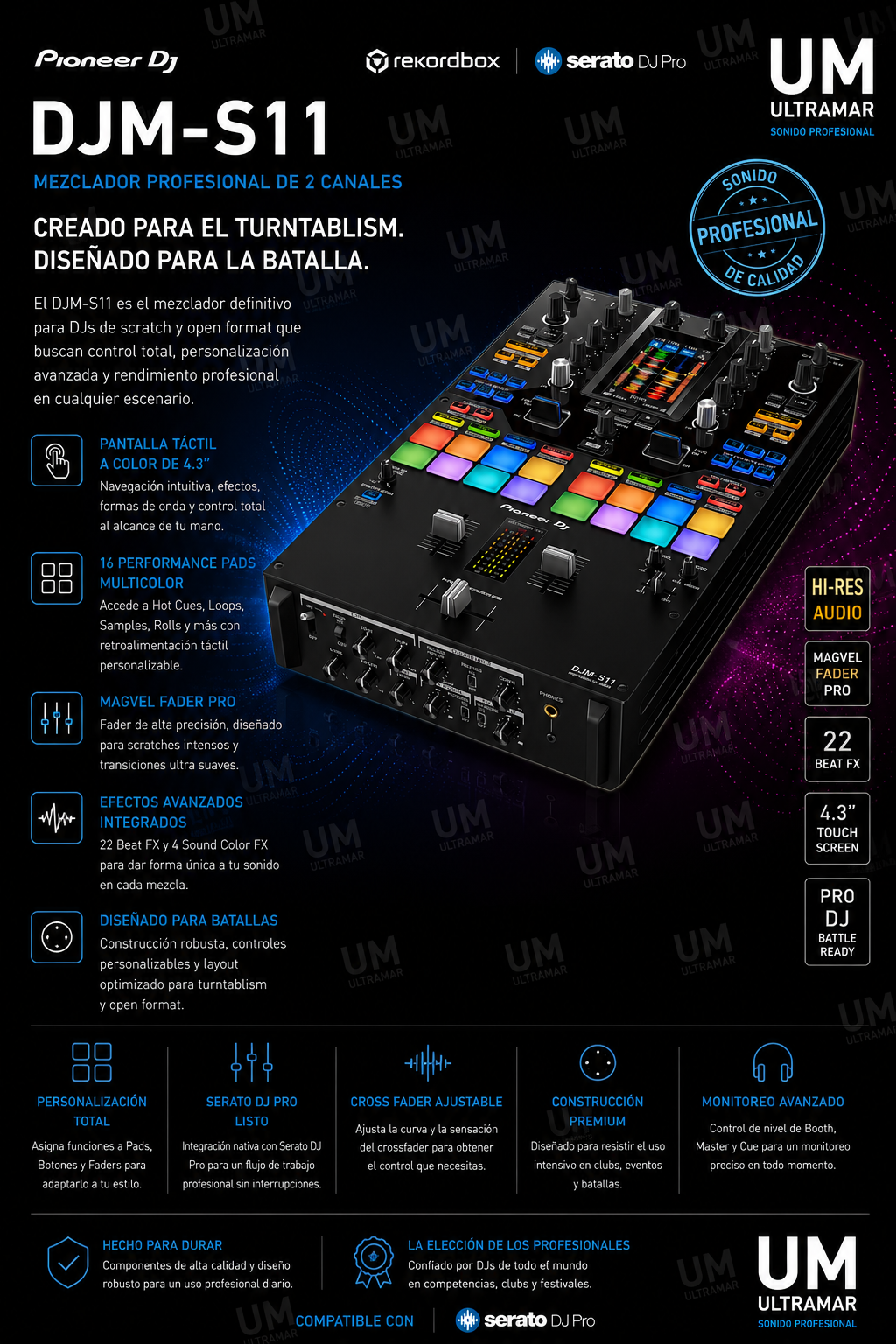 Pioneer DJM-S11 DL MIXER