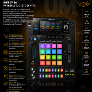 Pioneer DJS-1000 Sampler dinámico de 16 pistas