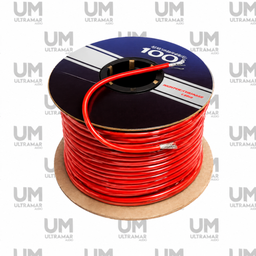 B-RED | CMP | ROLLO DE CABLE BALANCEADO DE DOBLE CHAQUETA COL ROJO