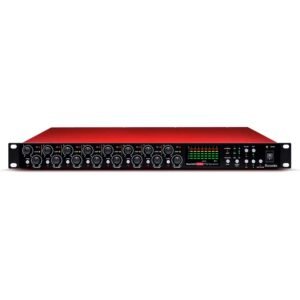 Scarlett OctoPre Dynamic | Focusrite | Preamplificador de micrófono de ocho canales con conversión A/D y D/A y compresión analógica