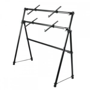 On-Stage KS7902A Soporte para teclado con estructura en A de dos niveles