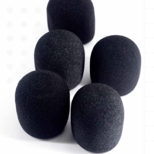 MRS-S-1-B | MRS | Set de 5 esponjas para micrófono color negro