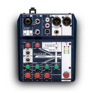 Soundcraft NOTEPAD-5 Mezclador Analógico y USB compacto