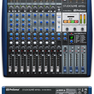 Presonus Studio Live Mixer AR12C Interfaz de audio USB (potente solución de grabación)