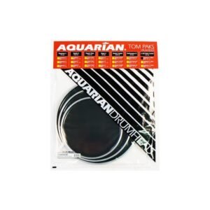 AQU-TCRSP2B-BK | AQUARIAN DRUMHEADS | PACK TCRSP2-BK 12"; 13"; 16" C/TC14 & SKII22 "AQUARIAN"