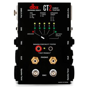 DBX CT 2 TESTEADOR DE CABLES