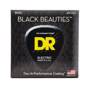 DRS-BKB5-45 | DR STRINGS | CUERDAS BLACK BEAUTIES ™ - BLACK COATED BASS: 45, 65, 85, 105, 125 "DR STRINGS"