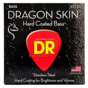 DRS-DSB5-40 | DR STRINGS | CUERDAS DRAGON SKIN BAJO ELECTRICO 5 CUERDAS 45, 65, 85, 105, 125 "DR STRINGS"