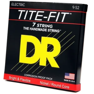 DRS-LT-9 | DR STRINGS | CUERDAS TITE-FIT NICKEL PLATED ELECTRIC: 9, 11, 16, 24, 32, 42 "DR STRINGS"