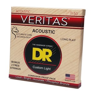 DRS-VTA-11 | DR STRINGS | CUERDAS VERITAS WITH A.C.T ACOUSTIC: 11, 15, 22, 30, 40, 50 "DR STRINGS"