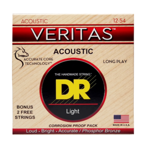 DRS-VTA-12 | DR STRINGS | CUERDAS VERITAS WITH A.C.T ACOUSTIC: 12, 16, 24, 32, 42, 54 "DR STRINGS"