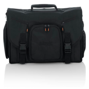 G-CLUBCONTROL | GATOR | LA BOLSA ESTILO MESSENGER DE LA SERIE G-CLUB TIENE CAPACIDAD PARA CONTROLADORES DE MIDI PARA DJ BASADOS EN COMPUTADORAS PORTÁTILES DE HASTA 19 ?, COMPUTADORAS P