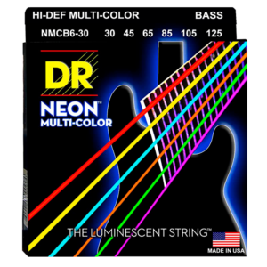 DRS-NBE-10 | DR STRINGS | CUERDAS HI-DEF NEON™ BLUE: COATED ELECTRIC: 10, 13, 17, 26, 36, 46 "DR STRINGS"