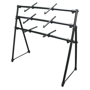On-Stage KS7903 Soporte para teclado con estructura en A de tres niveles