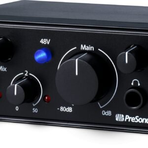 AUDIOBOX GO | Presonus | Interfaz de audio USB 2x2 súper económica y compacta