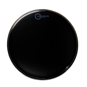 AQU-REF10 | AQUARIAN DRUMHEADS | PARCHE 10" REFLECTOR BLACK MIRROR FINISH "AQUARIAN"