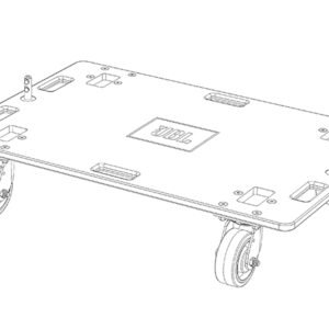 VTX-S25-VT | JBL | Transportador vertical hasta tres gabinetes VTX S25