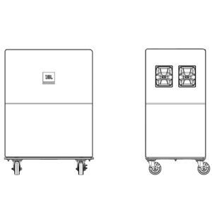 VTX-S25-VT-CVR | JBL | Cubierta de transporte vertical